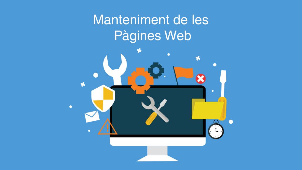 manteniment de les lloc Web